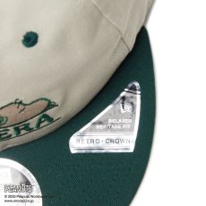 画像3: NEW ERA  RC 9FIFTY PEANUTS ピーナッツ スヌーピー ストーン ダークグリーンバイザー (3)