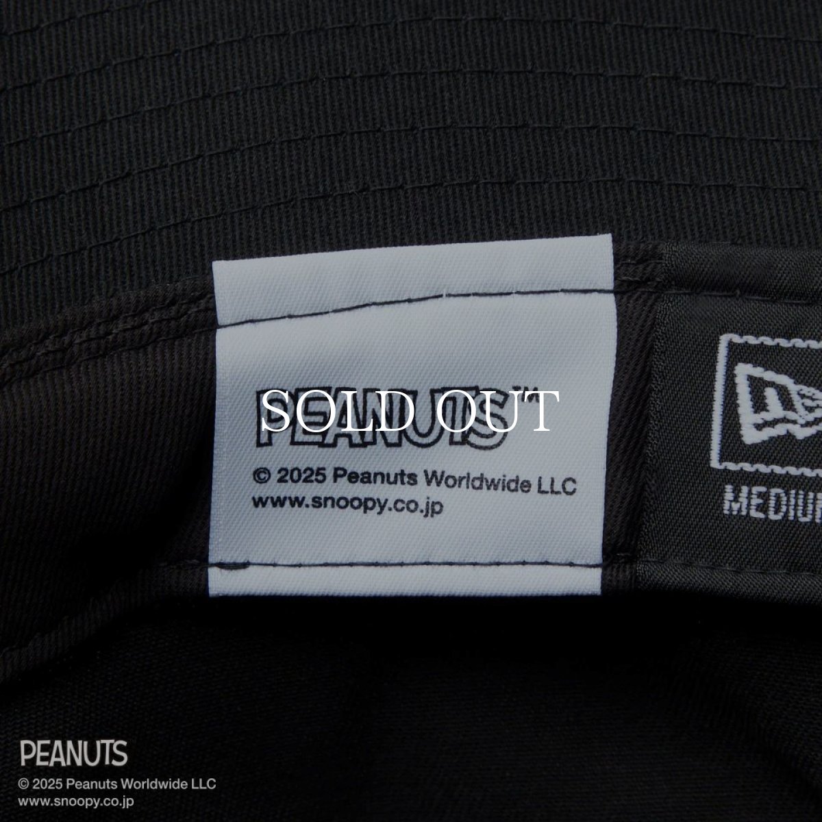 画像9: NEW ERA  バケット01 PEANUTS ピーナッツ レザーパッチ ブラック (9)