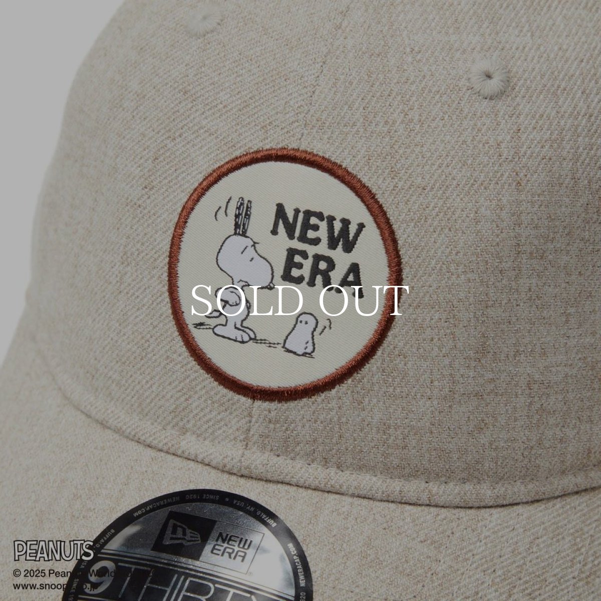 画像2: NEW ERA  9THIRTY PEANUTS ピーナッツ スヌーピー ヘザーグレー (2)