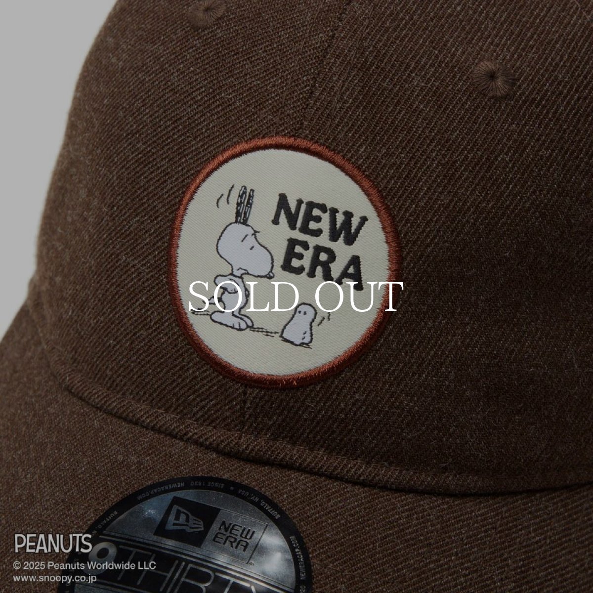 画像2: NEW ERA  9THIRTY PEANUTS ピーナッツ スヌーピー ヘザーウォルナット (2)