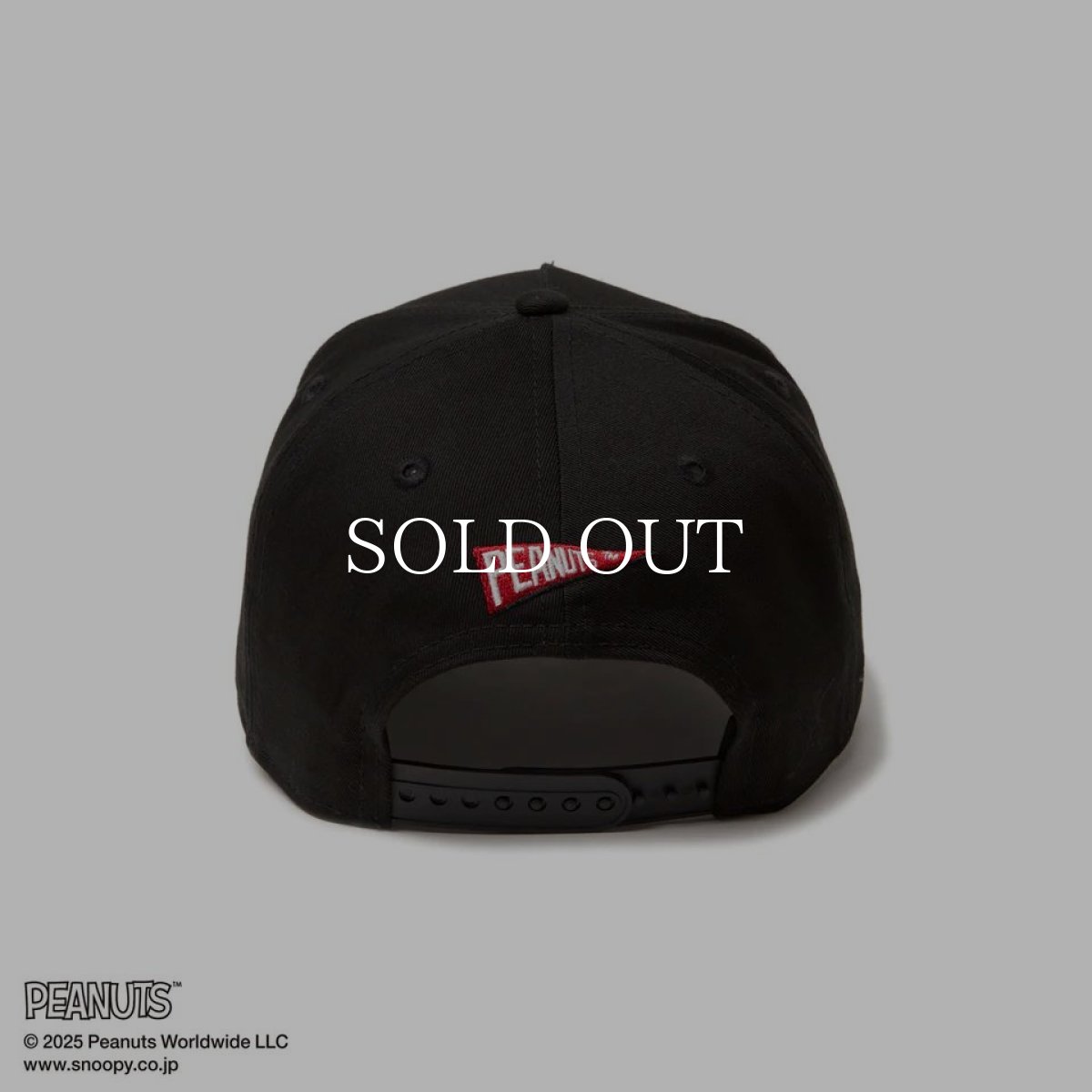 画像5: NEW ERA  【ゴルフ】 9FORTY A-Frame On Par PEANUTS ピーナッツ フロントパッチ ブラック (5)