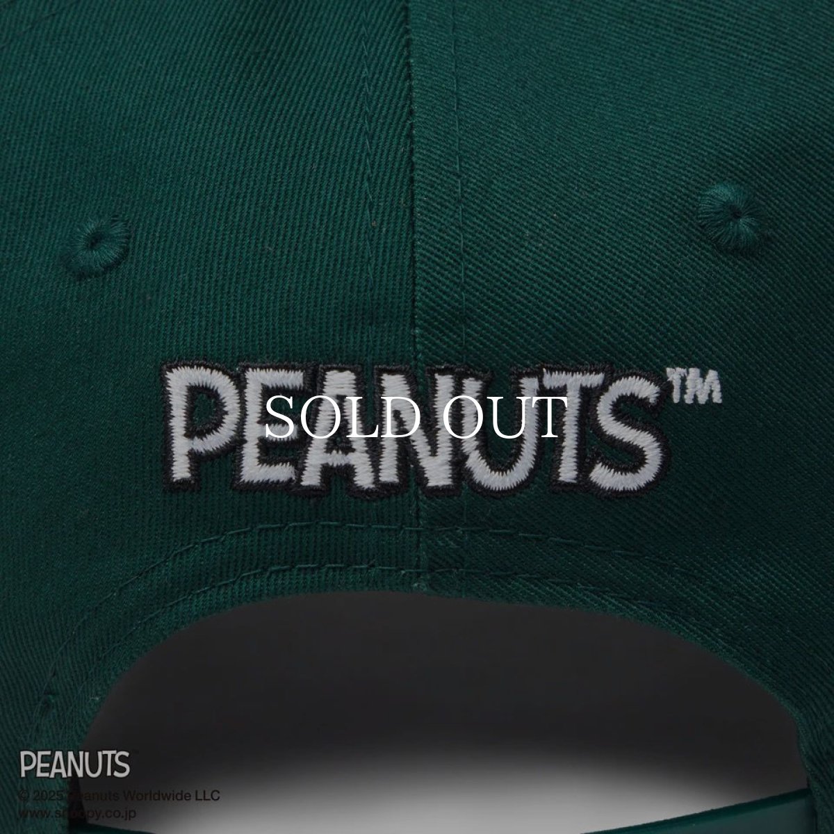 画像7: NEW ERA  9FORTY A-Frame PEANUTS ピーナッツ スヌーピー ホワイト/ダークグリーン (7)