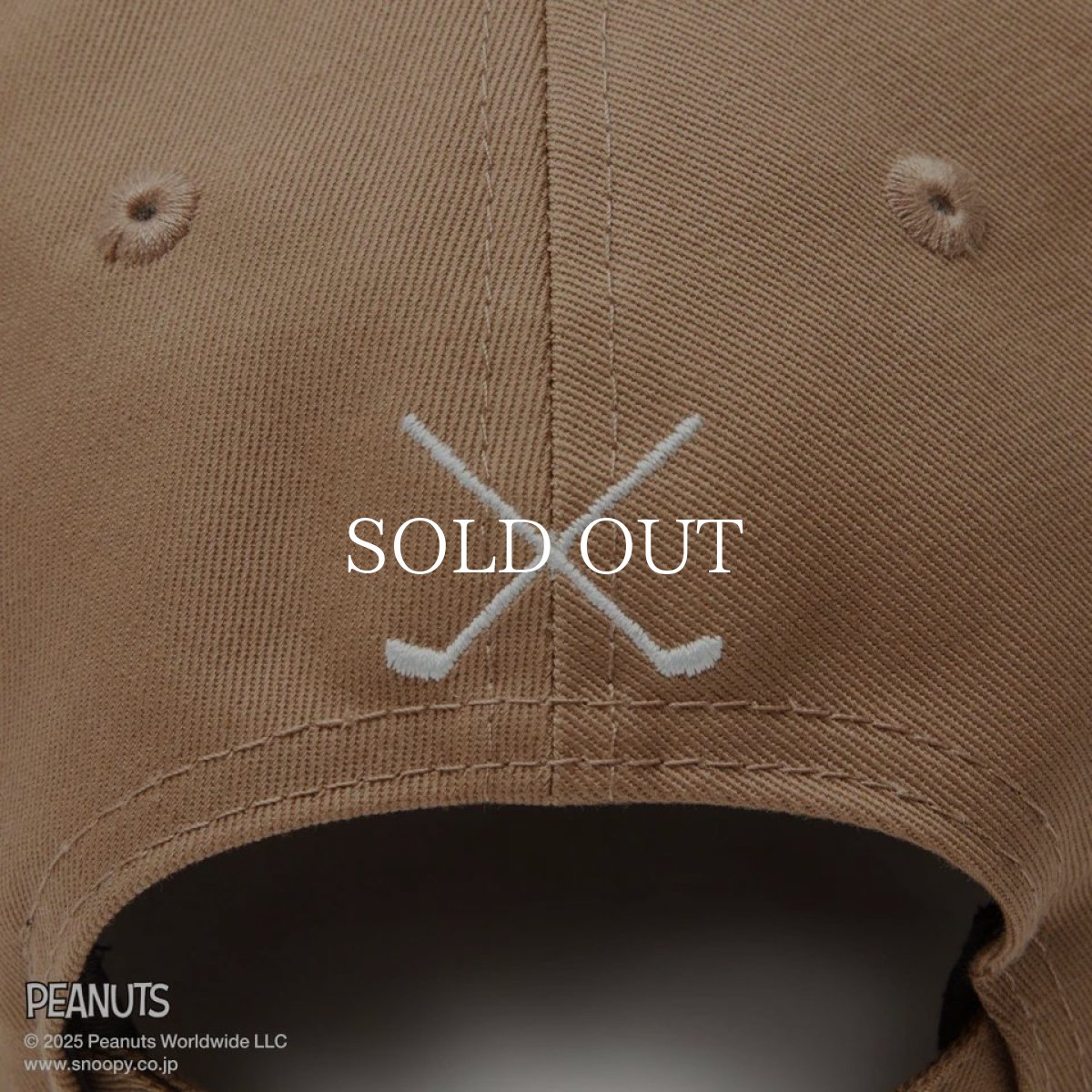 画像8: NEW ERA  【ゴルフ】 9TWENTY ロングバイザー PEANUTS ピーナッツ バイザーロゴ カーキ (8)