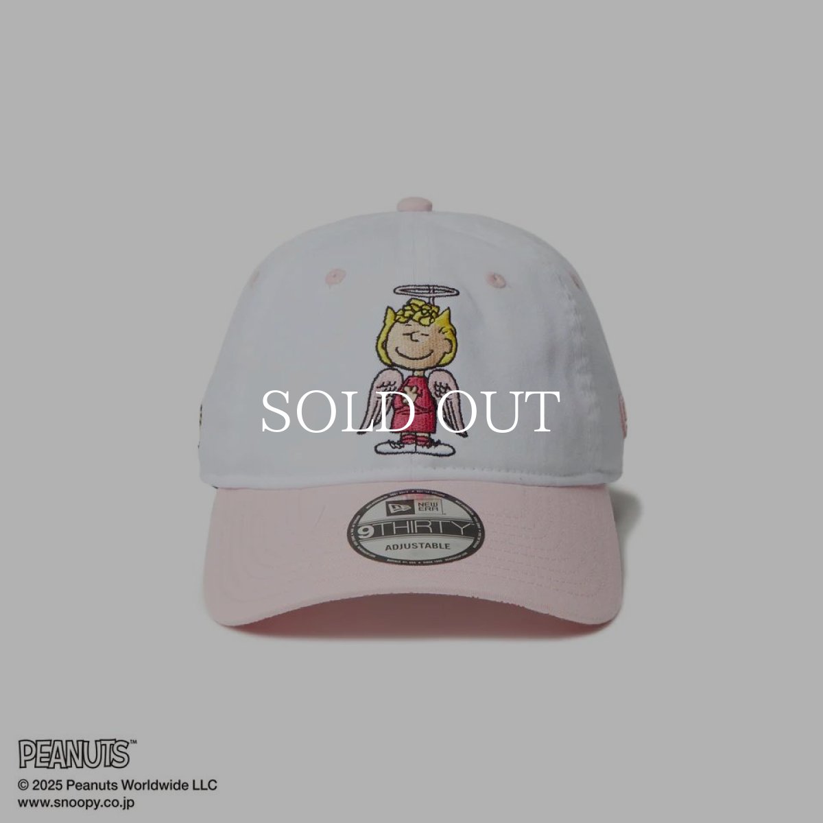 画像2: NEW ERA  9THIRTY PEANUTS ピーナッツ サリー・ブラウン ホワイト/ピンク (2)
