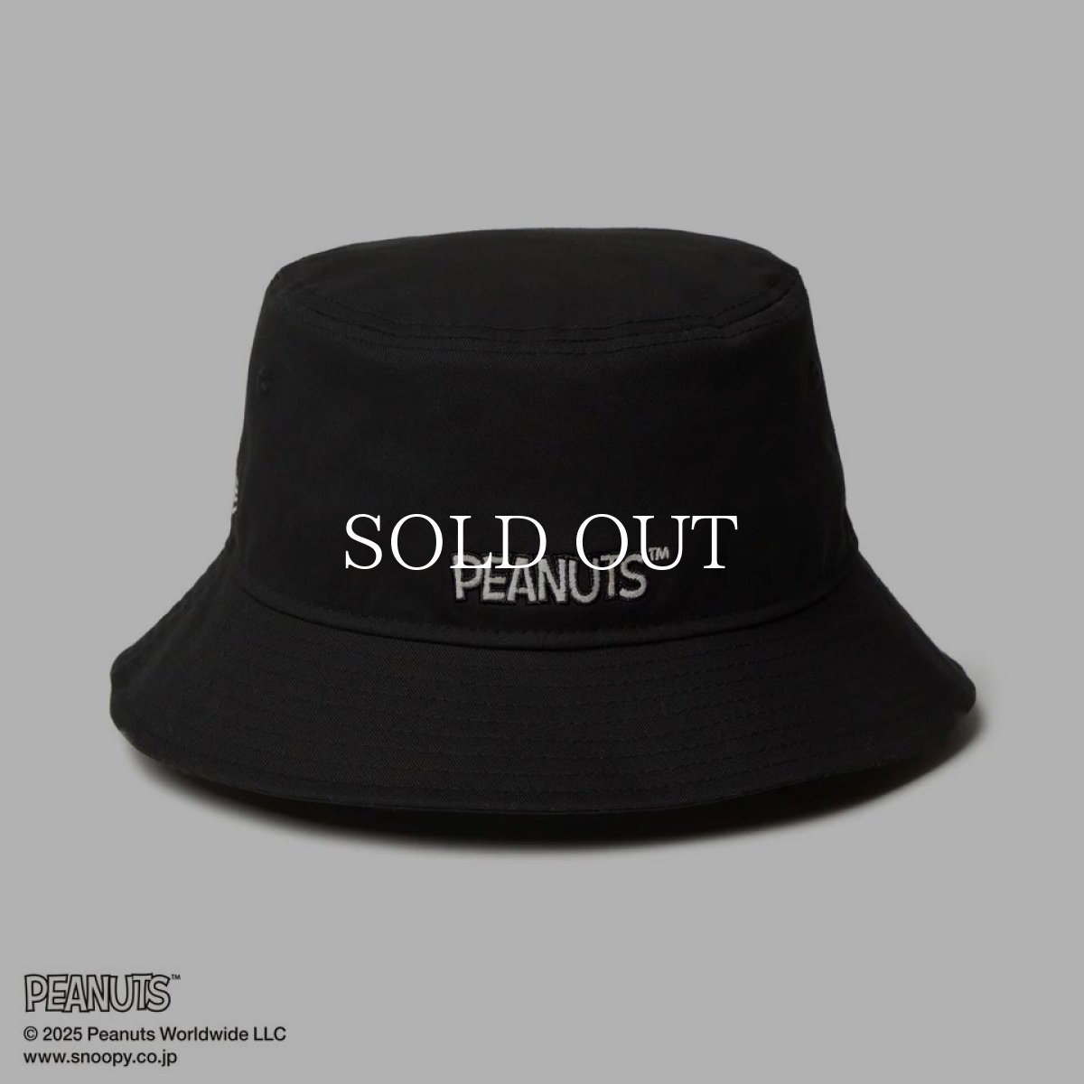 画像4: NEW ERA  バケット01 PEANUTS ピーナッツ レザーパッチ ブラック (4)