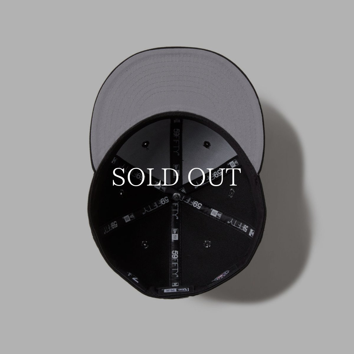 画像5: NEW ERA  59FIFTY MLB Old English ニューヨーク・メッツ ブラック (5)