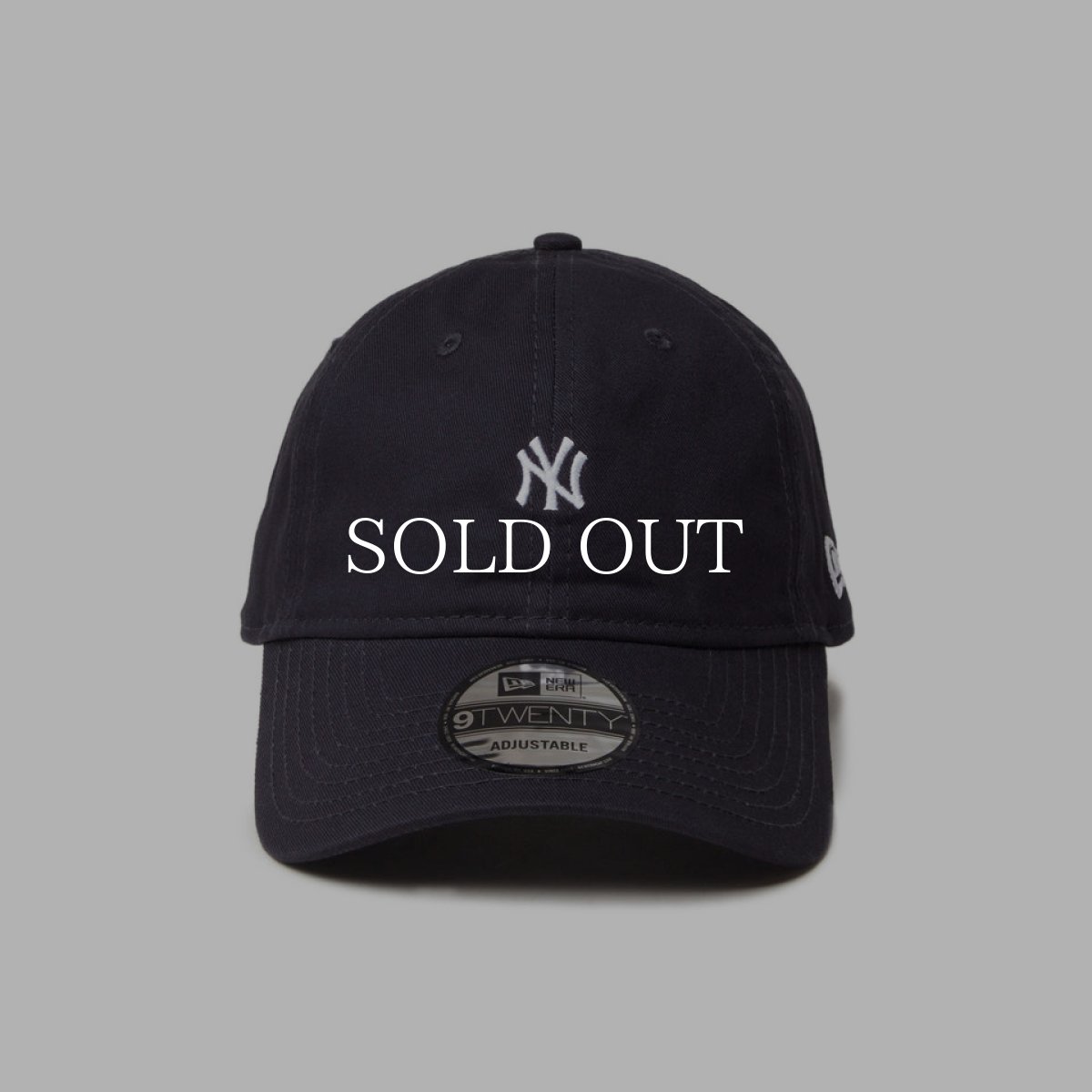 画像2: NEW ERA  9TWENTY MLB Buckle ニューヨーク・ヤンキース ミニロゴ ネイビー (2)