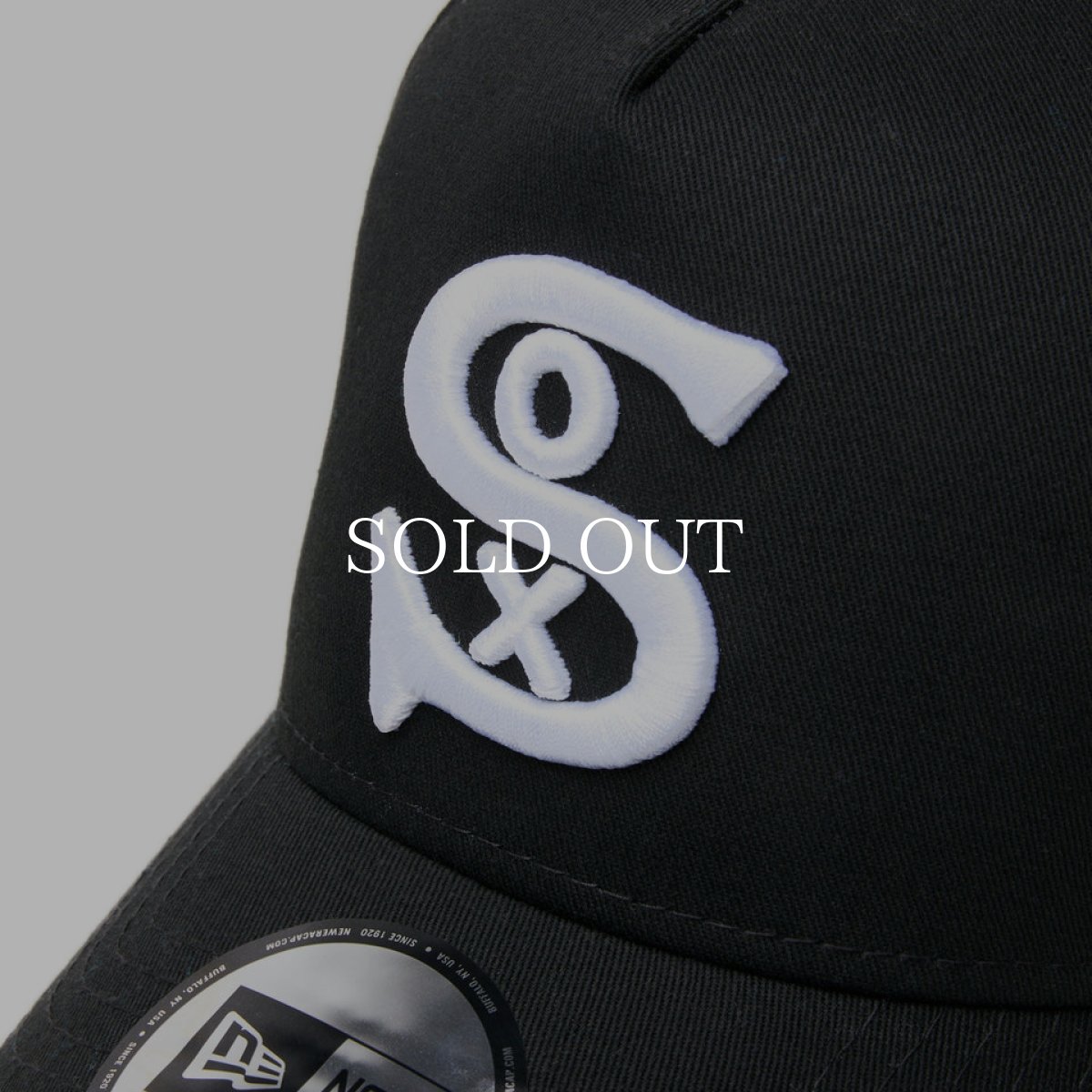 画像6: NEW ERA  9FORTY A-Frame MLB Black & White シカゴ・ホワイトソックス クーパーズタウン ブラック (6)