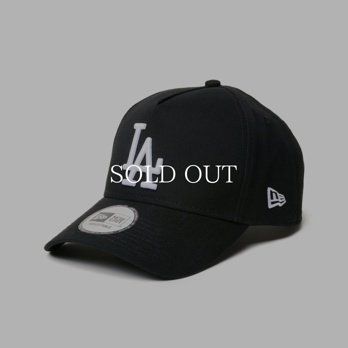 画像3: NEW ERA  9FORTY A-Frame MLB Black & White ロサンゼルス・ドジャース クーパーズタウン ブラック (3)