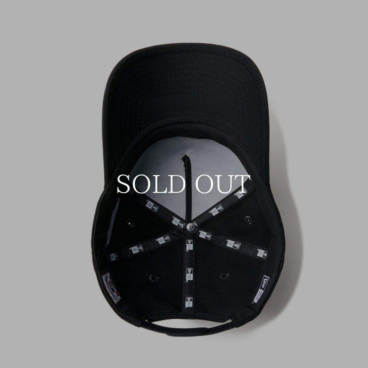 画像5: NEW ERA  9FORTY A-Frame MLB Black & White シカゴ・ホワイトソックス クーパーズタウン ブラック (5)