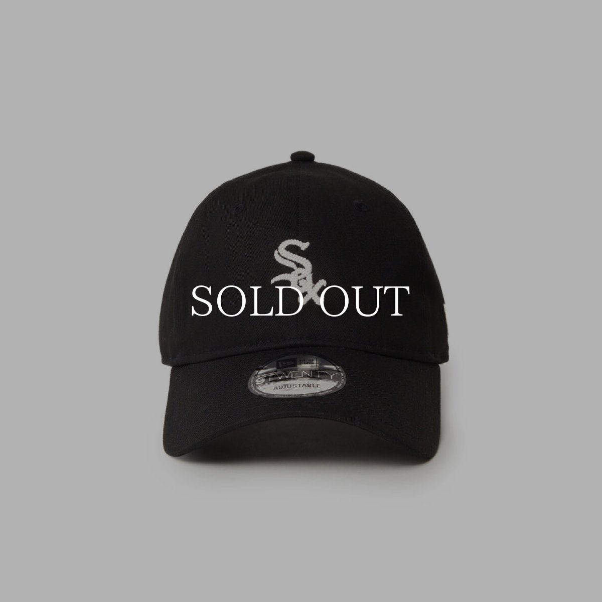 画像2: NEW ERA  9TWENTY MLB Chain Stitch シカゴ・ホワイトソックス ブラック (2)