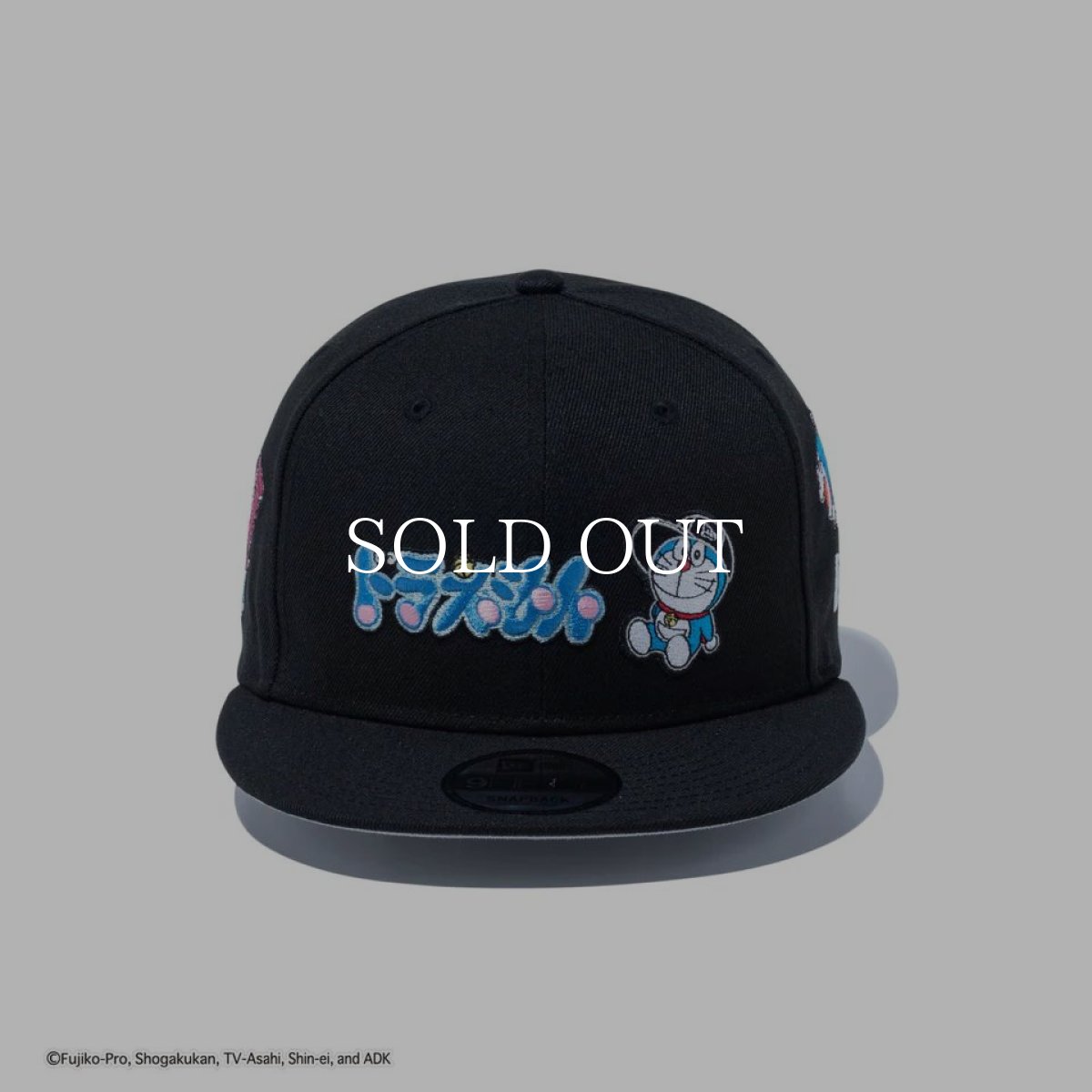 画像2: NEW ERA  9FIFTY ドラえもん オールオーバー ブラック (2)