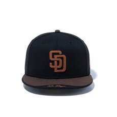 画像4: NEW ERA  59FIFTY St. Valentine's Day サンディエゴ・パドレス ブラック/ウォルナット レイヤードバイザー (4)