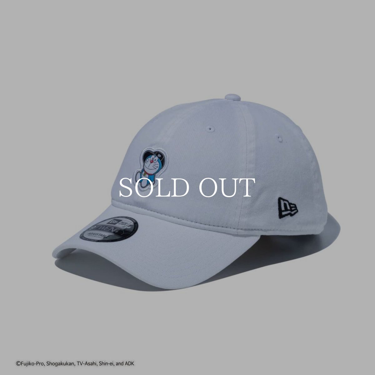 画像1: NEW ERA  9TWENTY ドラえもん キャップ ホワイト (1)