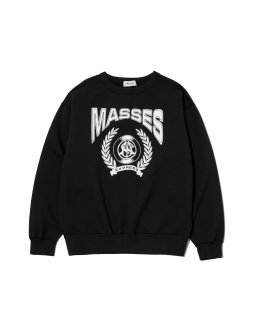 MASSES マシス　20SS SWEAT HIGH-NECK ブラック　M MASSES マシス 20SS SWEAT HIGH-NECK ブラック M MASSES マシス