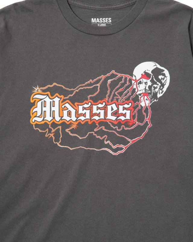 MASSES T-SHIRT L/S SKULL THUNDER M004 公式通販