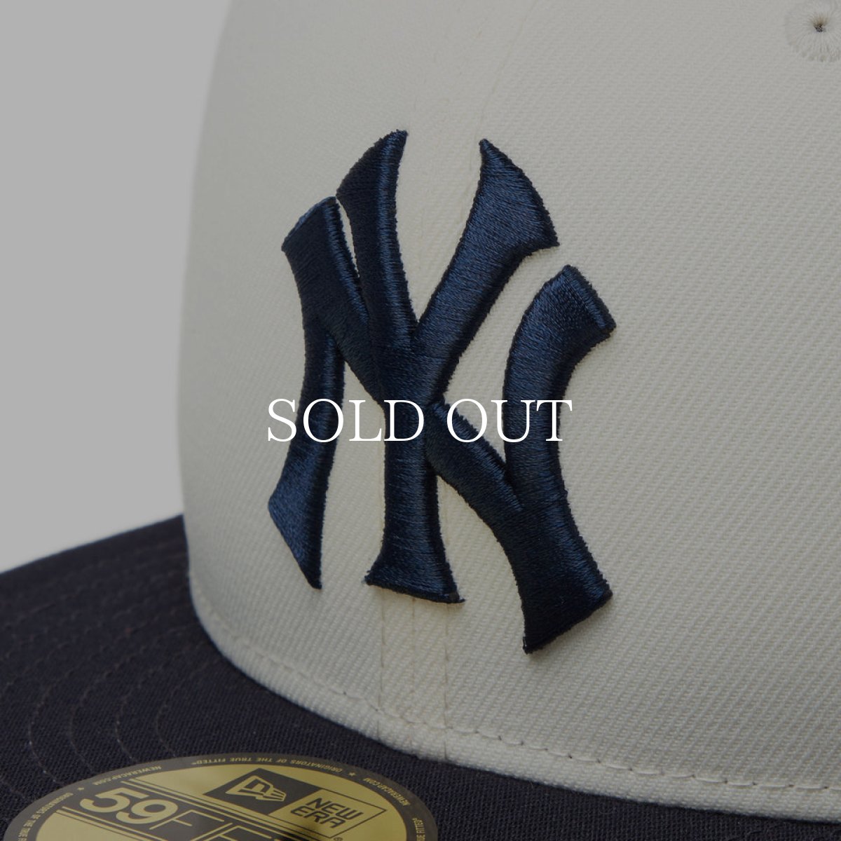 画像6: NEW ERA  59FIFTY MLB Cooperstown 2-Tone ニューヨーク・ヤンキース クローム/ネイビー (6)