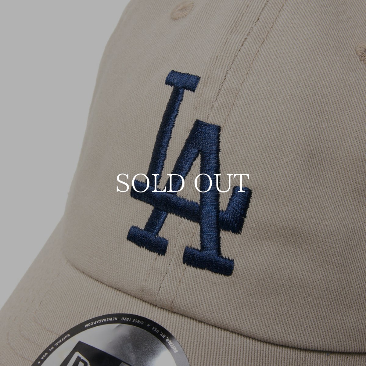 画像6: NEW ERA  カジュアルクラシック MLB Under Visor Logo ロサンゼルス・ドジャース ペブル (6)