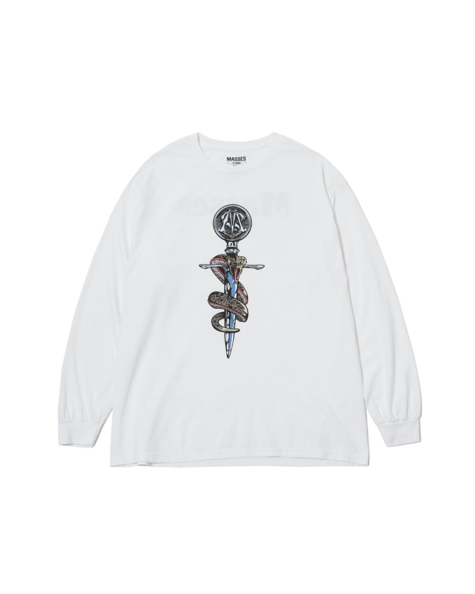 画像9: MASSES   T-SHIRT L/S CROSS SNAKE (9)