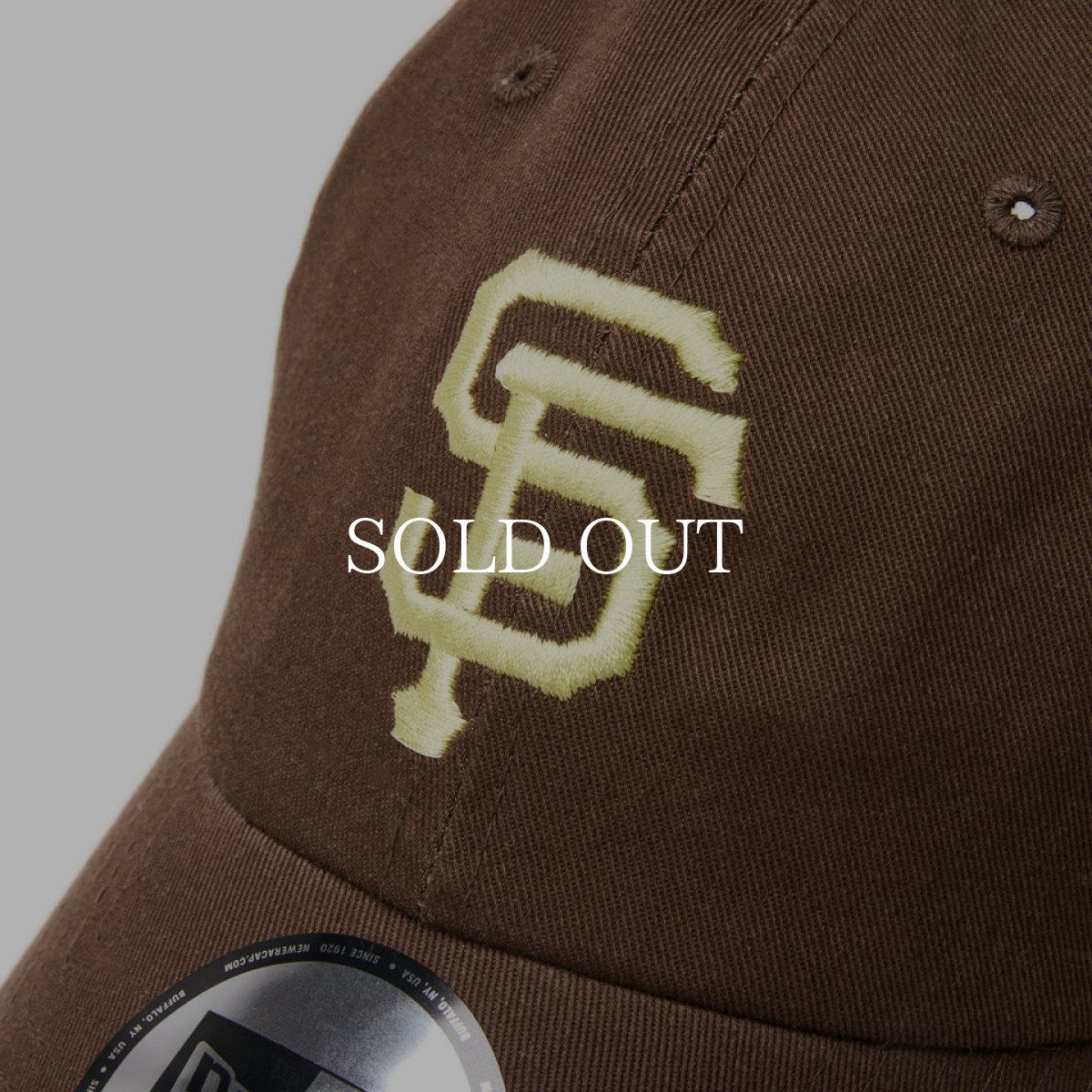 画像6: NEW ERA  カジュアルクラシック MLB Under Visor Logo サンフランシスコ・ジャイアンツ ウォルナット (6)