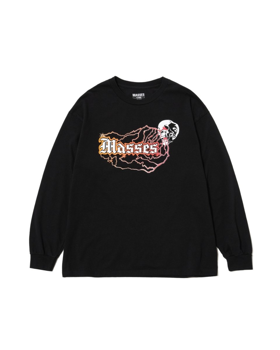 画像4: MASSES  T-SHIRT L/S SKULL THUNDER (4)