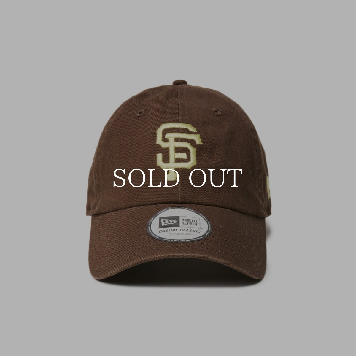 画像3: NEW ERA  カジュアルクラシック MLB Under Visor Logo サンフランシスコ・ジャイアンツ ウォルナット (3)