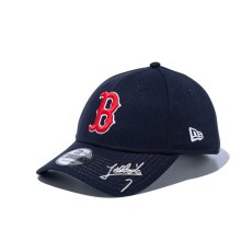 画像1: NEW ERA  9FORTY MLB Signature ボストン・レッドソックス 吉田正尚 ネイビー (1)