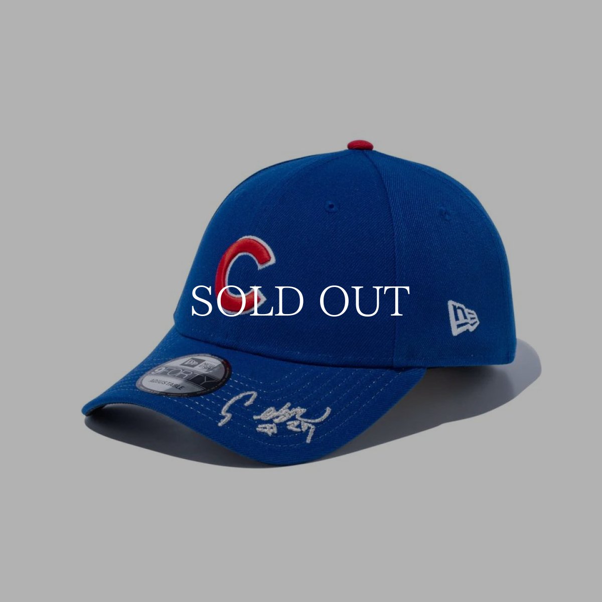 画像1: NEW ERA  9FORTY MLB Signature シカゴ・カブス 鈴木誠也 ライトロイヤル (1)