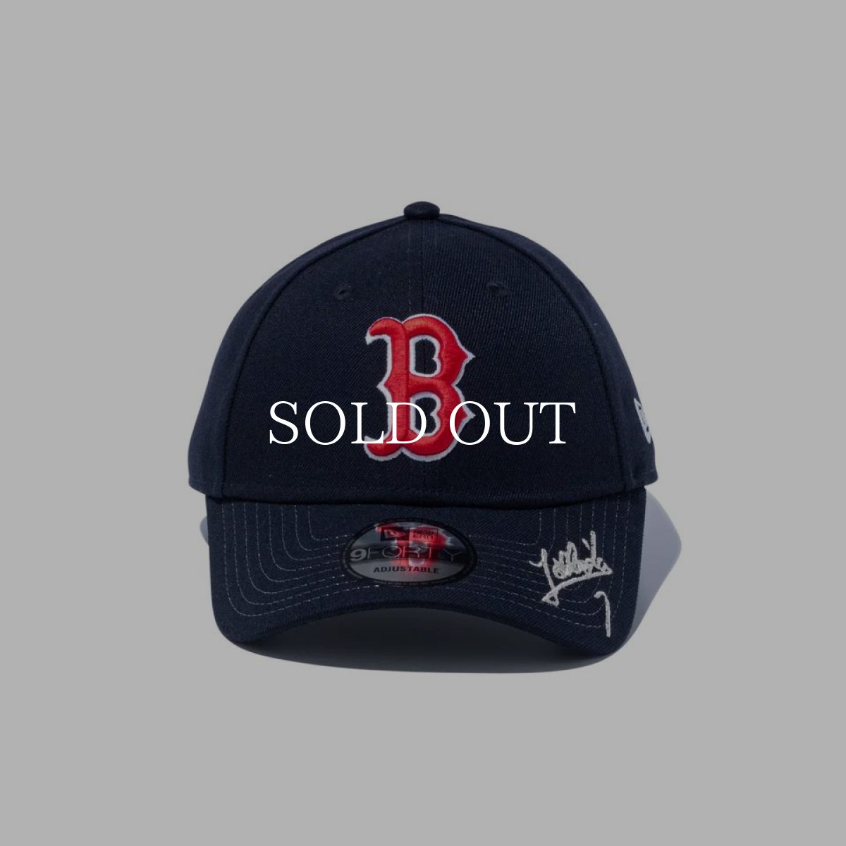 画像3: NEW ERA  9FORTY MLB Signature ボストン・レッドソックス 吉田正尚 ネイビー (3)