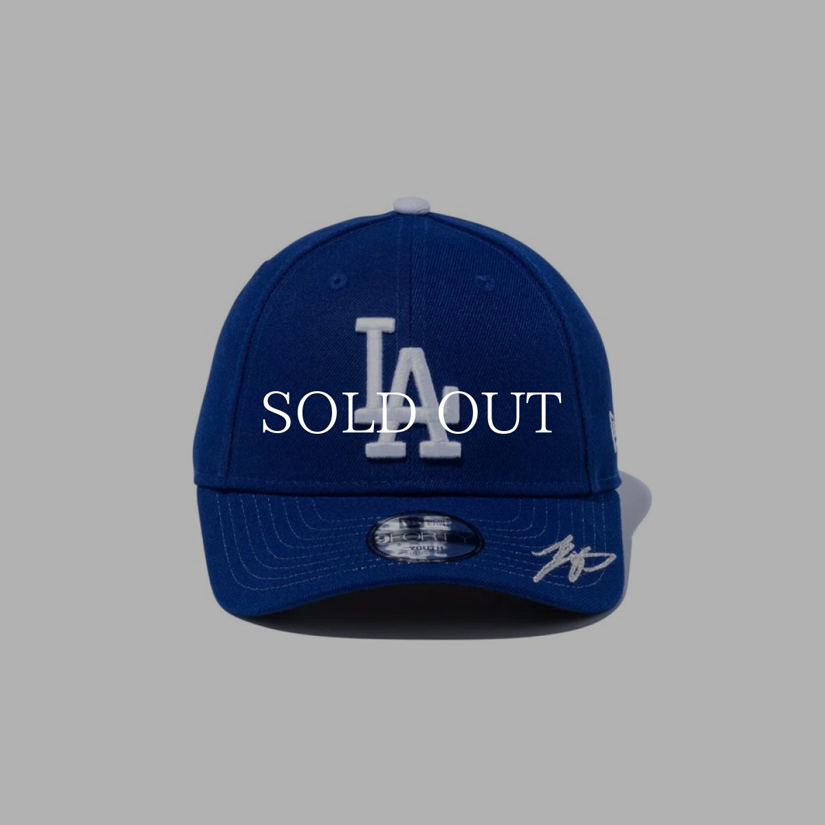 画像3: NEW ERA  Youth 9FORTY MLB Signature ロサンゼルス・ドジャース 大谷翔平 ダークロイヤル (3)