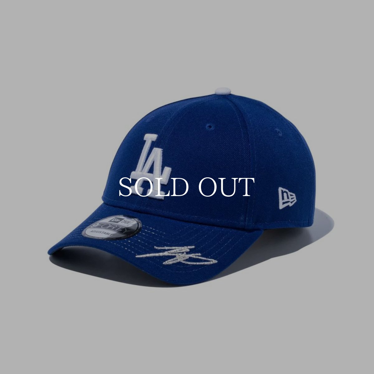 画像1: NEW ERA  9FORTY MLB Signature ロサンゼルス・ドジャース 大谷翔平 ダークロイヤル (1)