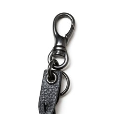 画像6: CALEE  STUDS & KNITTING LEATHER SHORT KEY RING ＜TYPE A＞ (6)
