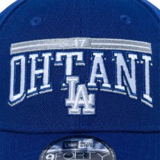 画像3: NEW ERA  9FORTY MLB Player Name & Number ロサンゼルス・ドジャース 大谷翔平 ダークロイヤル (3)