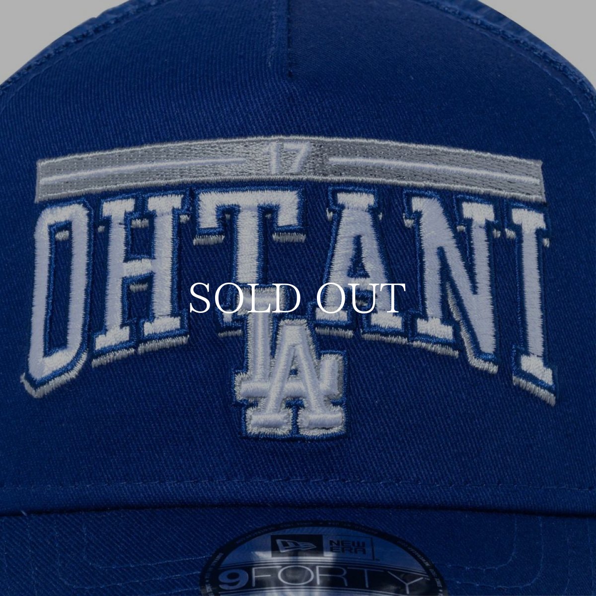画像3: NEW ERA  Youth 9FORTY A-Frame トラッカー MLB Player Name & Number ロサンゼルス・ドジャース 大谷翔平 ダークロイヤル (3)
