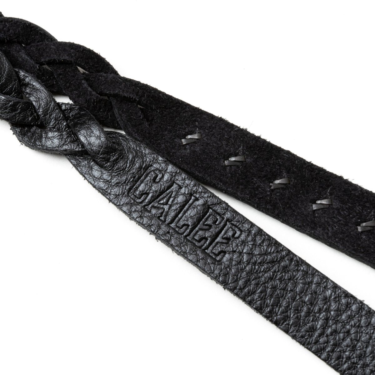 画像8: CALEE  STUDS & KNITTING LEATHER LONG KEY RING <TYPE A> (8)