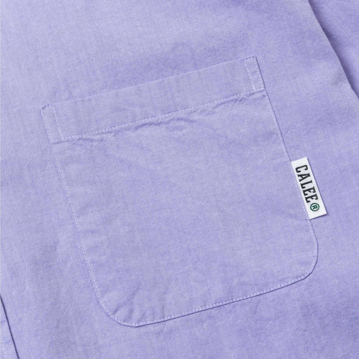 画像7: CALEE  OXFORD OVER SILHOUETTE L/S SH (7)