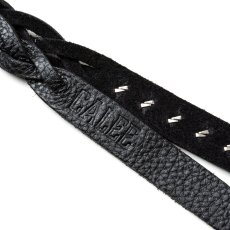 画像4: CALEE  STUDS & KNITTING LEATHER SHORT KEY RING ＜TYPE A＞ (4)