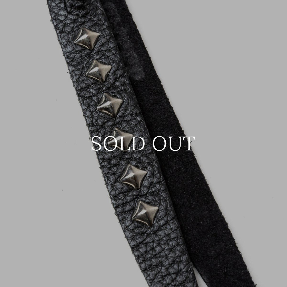 画像3: CALEE  STUDS & KNITTING LEATHER SHORT KEY RING ＜TYPE A＞ (3)