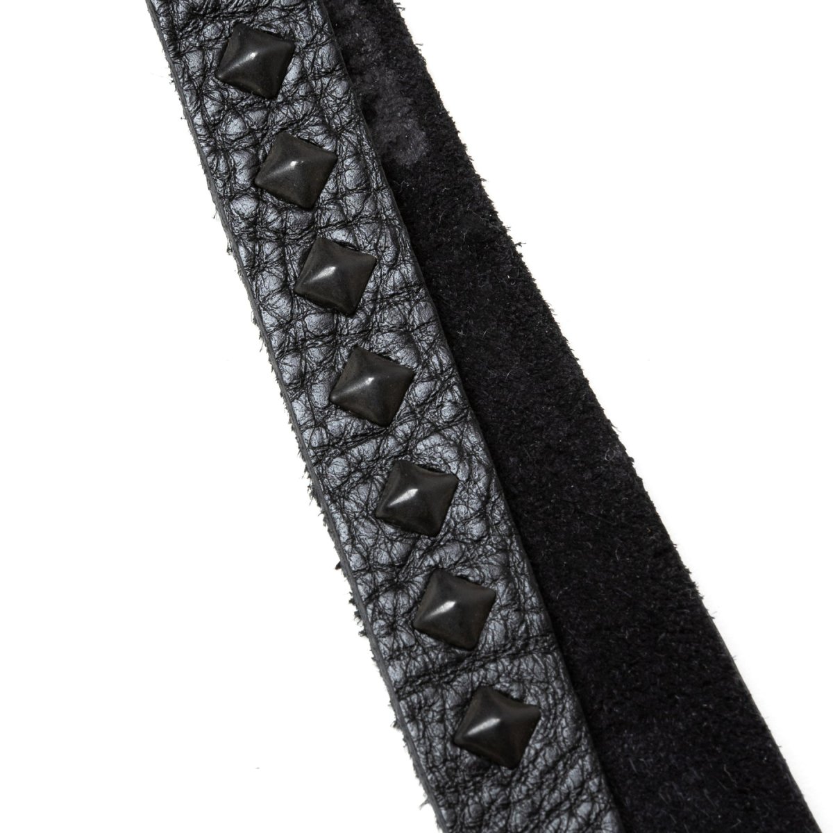 画像7: CALEE  STUDS & KNITTING LEATHER LONG KEY RING <TYPE A> (7)