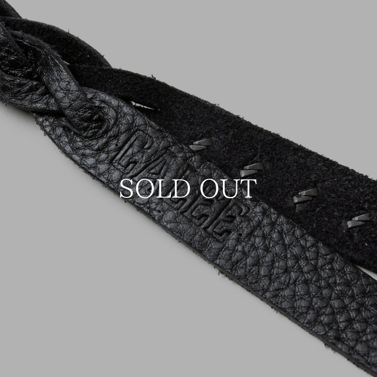 画像8: CALEE  STUDS & KNITTING LEATHER SHORT KEY RING ＜TYPE A＞ (8)