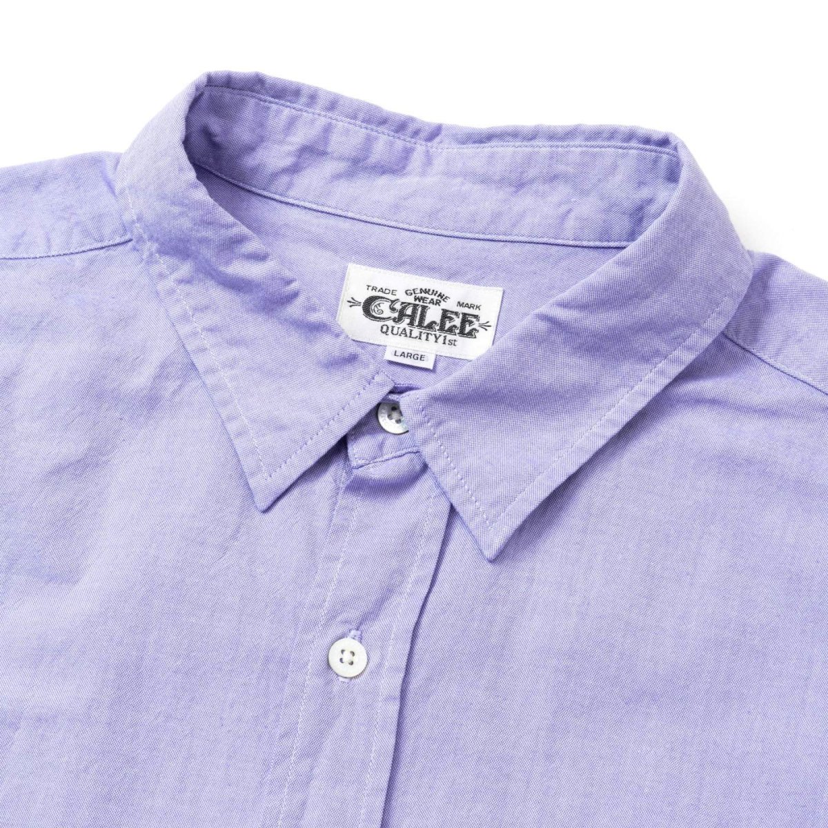 画像6: CALEE  OXFORD OVER SILHOUETTE L/S SH (6)