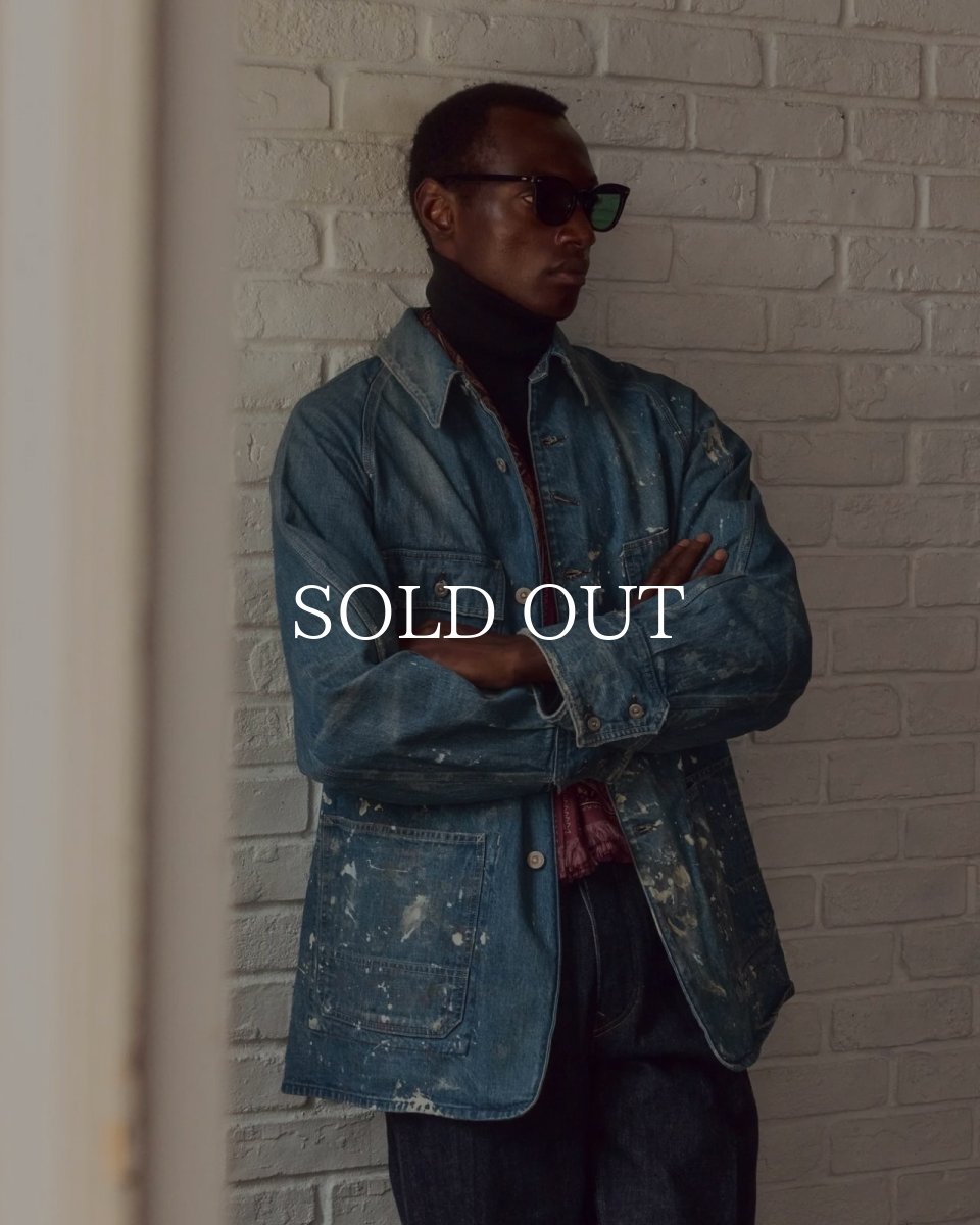 画像10: OLD JOE   HAMPTON CHORE JACKET (PATINA & PAINT) (10)