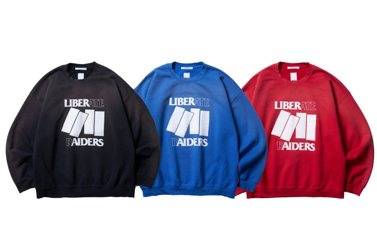画像1: Liberaiders  COMPOSTION CREWNECK (1)