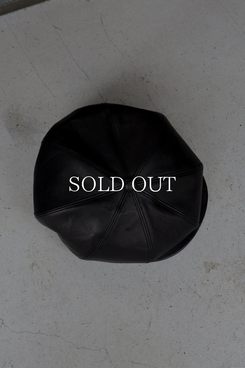 画像2: OLD JOE   PATINA HORSE-HIDE PEAKED CAP (EAR GUARD) (2)