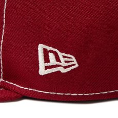 画像7: NEW ERA  RC 9FIFTY フラットバイザー MIYUKI ARIHARA i am ウール カーディナル (7)