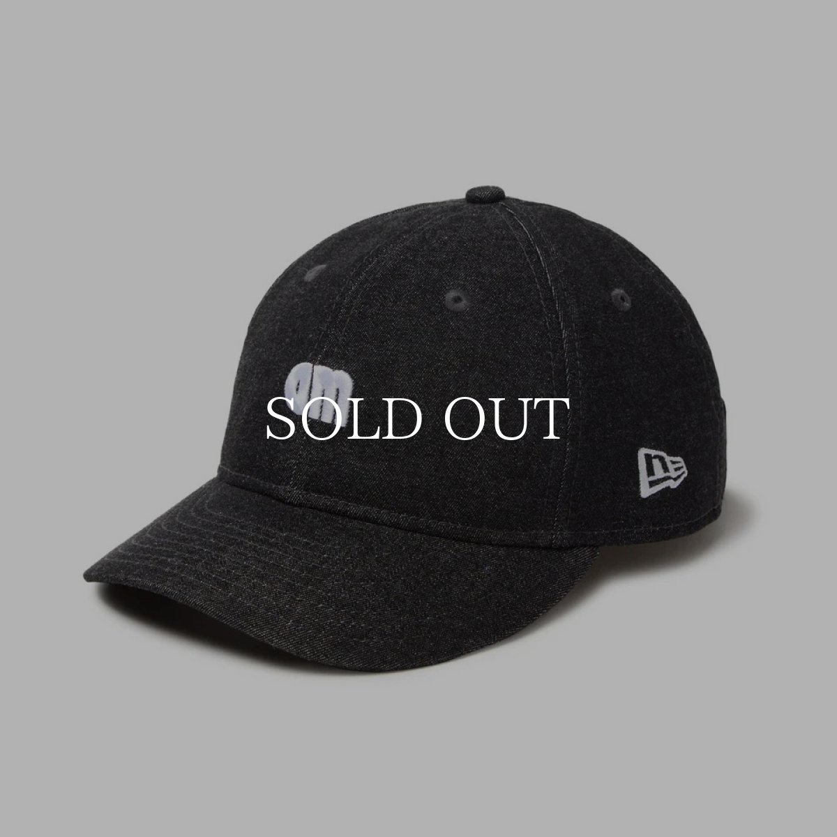 画像1: NEW ERA  RC 9FIFTY プレカーブドバイザー MIYUKI ARIHARA am デニム ブラック (1)