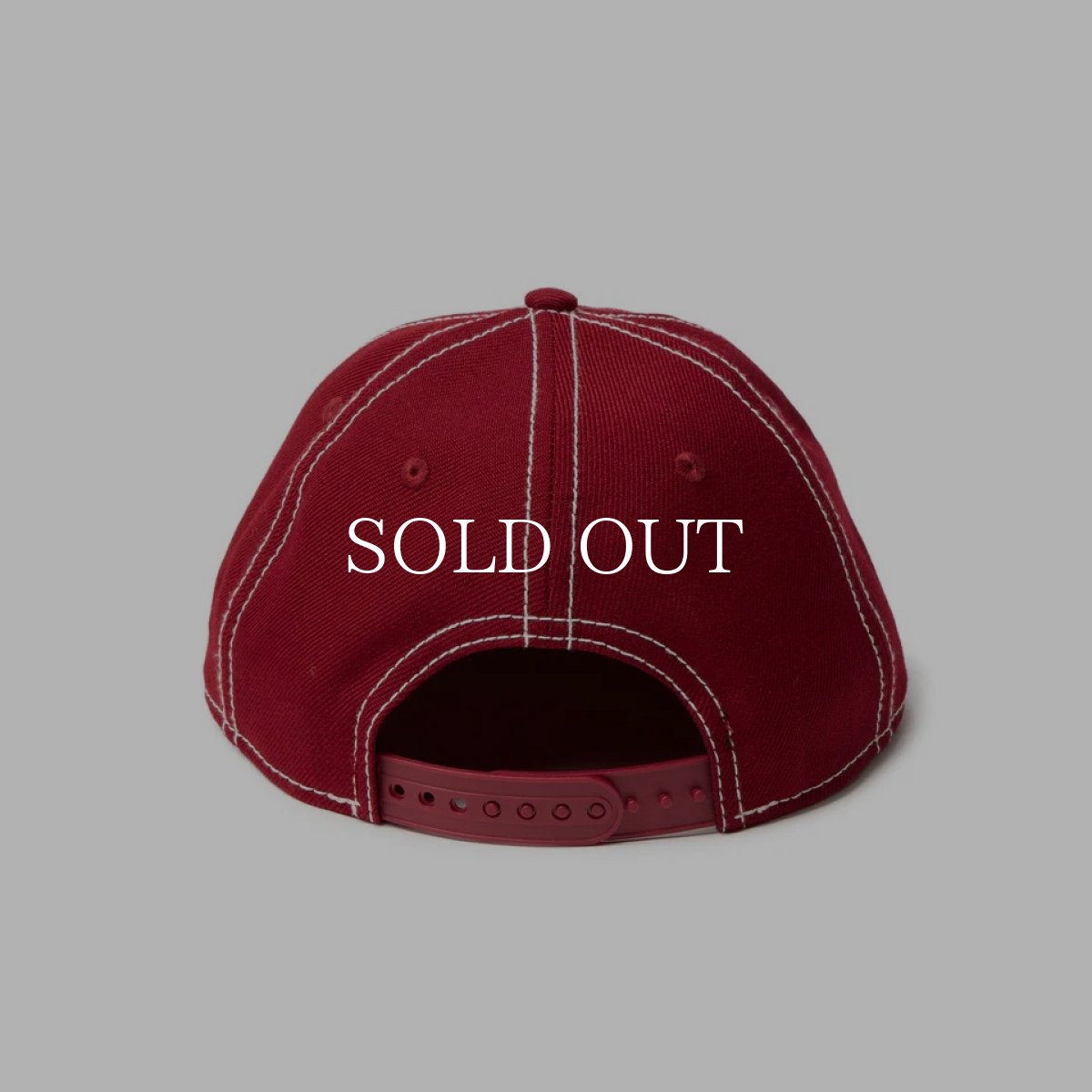 画像5: NEW ERA  RC 9FIFTY フラットバイザー MIYUKI ARIHARA i am ウール カーディナル (5)