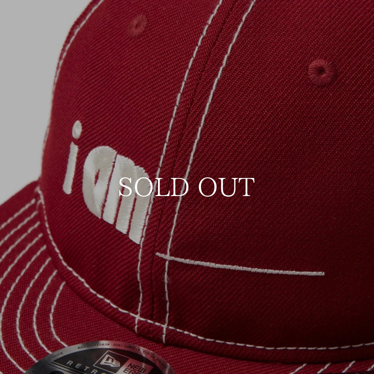 画像2: NEW ERA  RC 9FIFTY フラットバイザー MIYUKI ARIHARA i am ウール カーディナル (2)