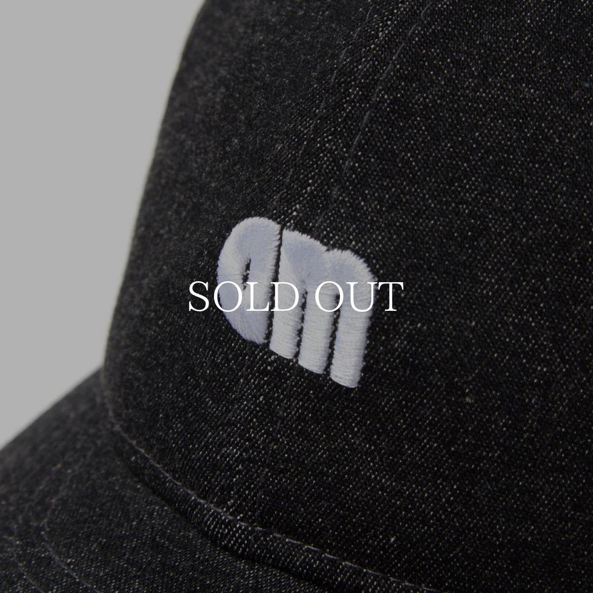 画像2: NEW ERA  RC 9FIFTY プレカーブドバイザー MIYUKI ARIHARA am デニム ブラック (2)