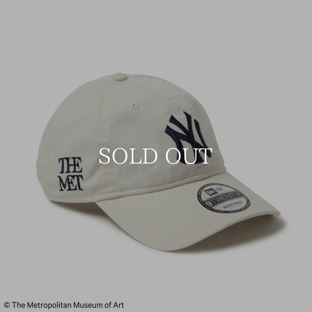 画像1: NEW ERA  9TWENTY The Met ニューヨーク・ヤンキース アイボリー (1)